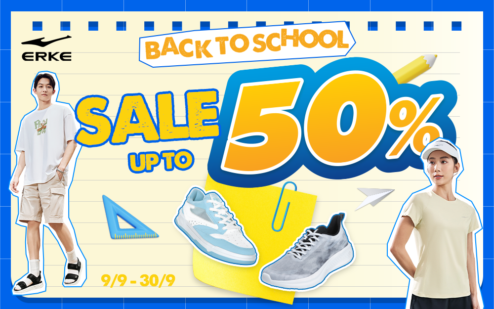 BACK TO SCHOOL – Giảm Giá Cực Sốc Đến 50%