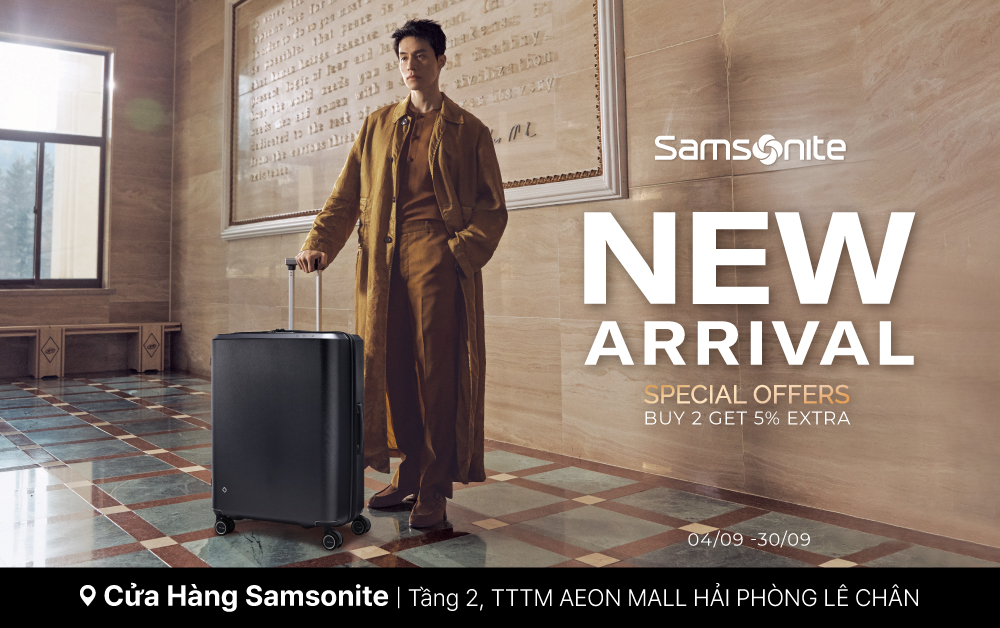 ⭐ NEW SAMSONITE – NEW JOURNEYS ⭐ MUA 2 – GIẢM THÊM 5%