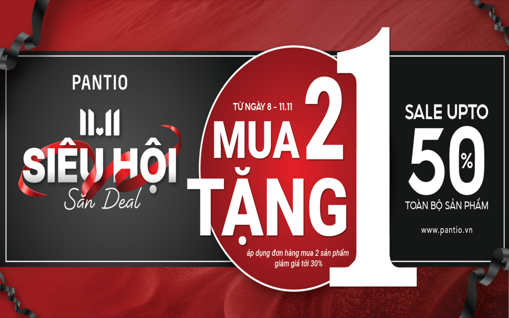 SIÊU HỘI SĂN DEAL 11.11 – MUA 2 TẶNG 1