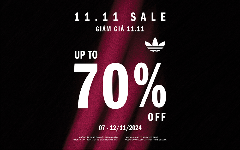 11.11 SALE – GIẢM SỐC 30-70%