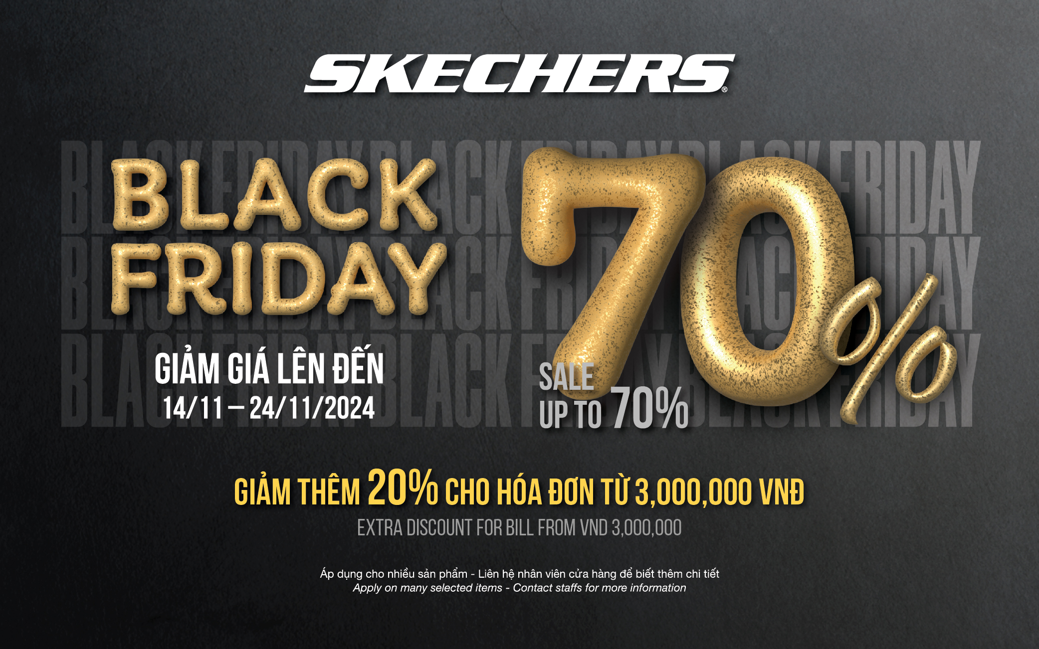 SKECHERS BLACK FRIDAY – SIÊU SALE CUỐI NĂM​​