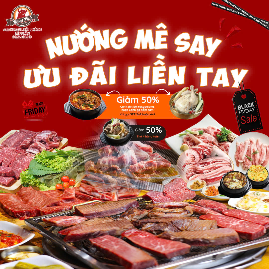 💥 BLACK FRIDAY – ƯU ĐÃI THÁNG 11 💥 🔥 Ưu đãi liền tay – Ghé Meat Plus ngay 🔥