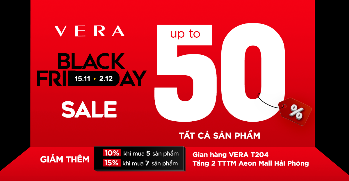 ⚡𝐁𝐋𝐀𝐂𝐊 𝐅𝐑𝐈𝐃𝐀𝐘| BÃO SALE VERA ĐỔ BỘ “GIẬT” SẬP SÀN ĐẾN 90% TOÀN BỘ SẢN PHẨM🔥