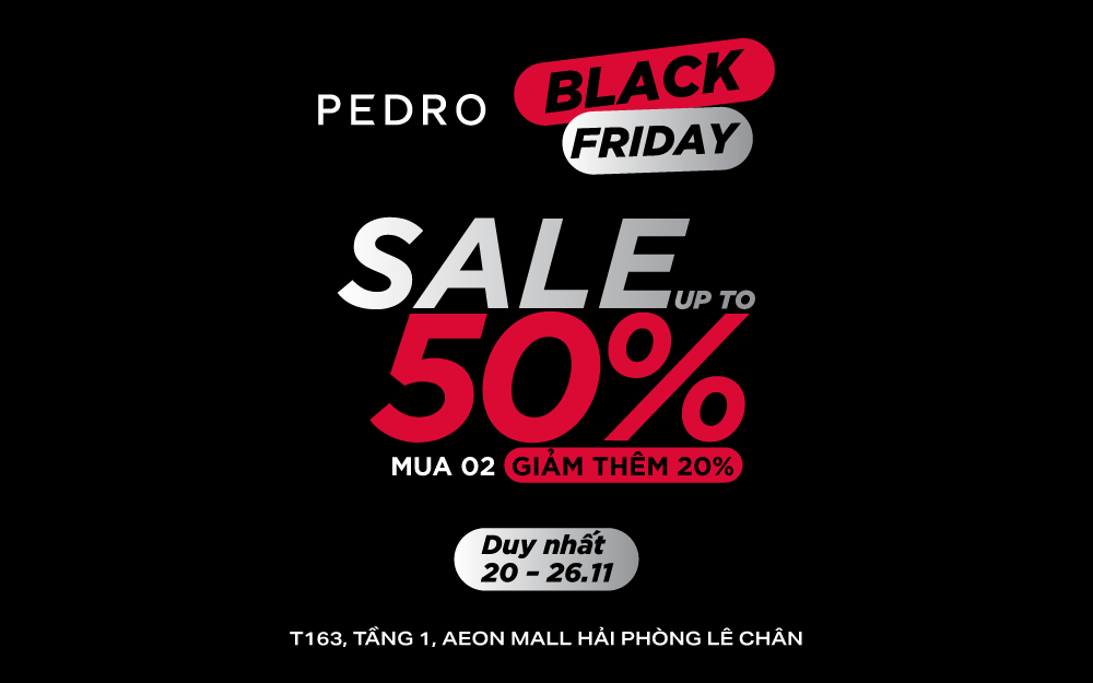 PEDRO BLACK FRIDAY | SALE UP TO 50% OFF