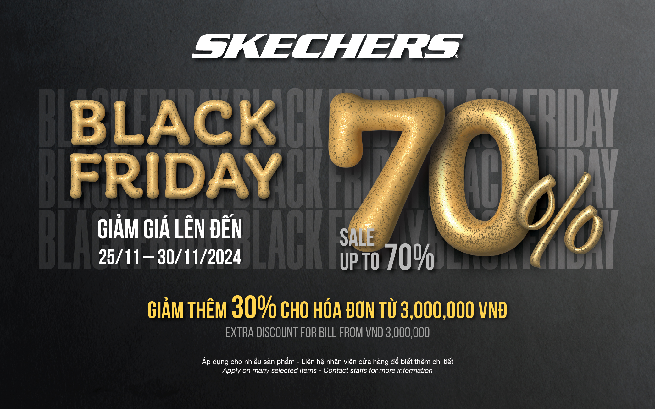 SKECHERS BLACK FRIDAY – SIÊU SALE CUỐI NĂM​