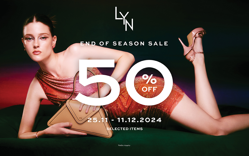 ✨ End of Season Sale ✨ Tận hưởng ưu đãi giảm giá 50% hàng loạt sản phẩm từ LYN.