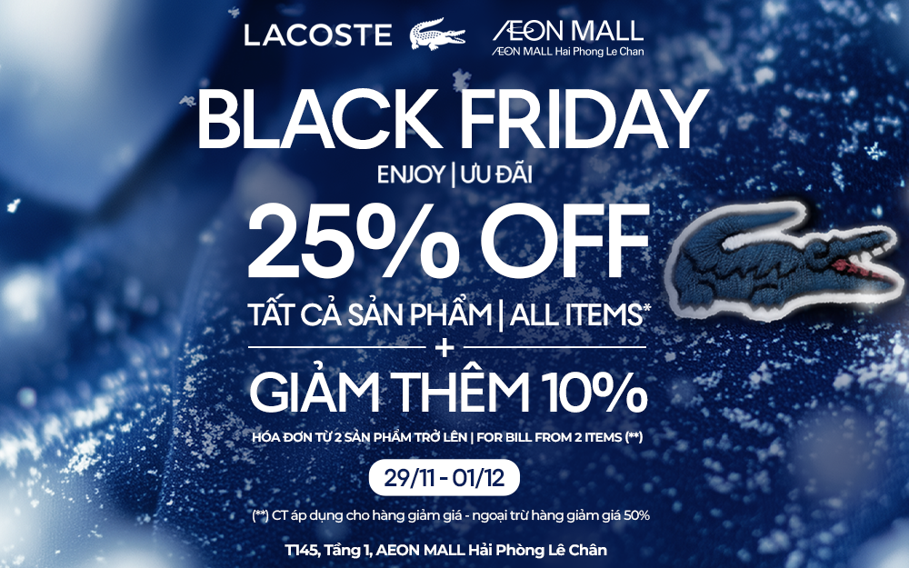 🐊 LACOSTE || BLACK FRIDAY – DON’T MISS OUT