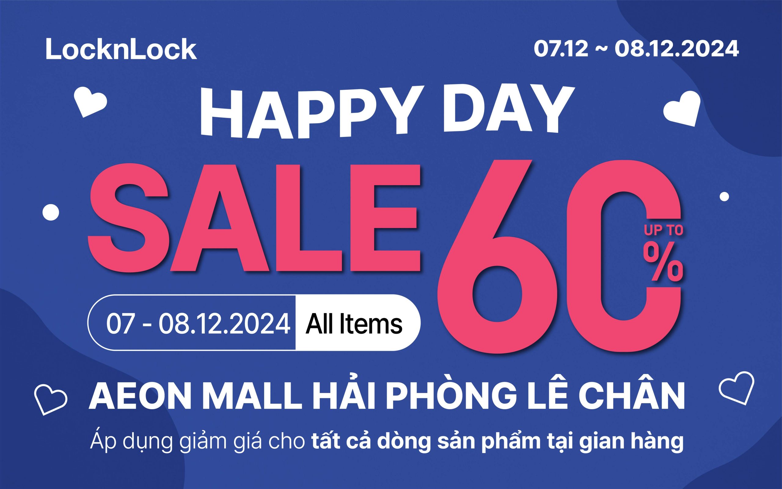 LocknLock x AEON MALL I HAPPY DAY, DEAL ĐẮM SAY