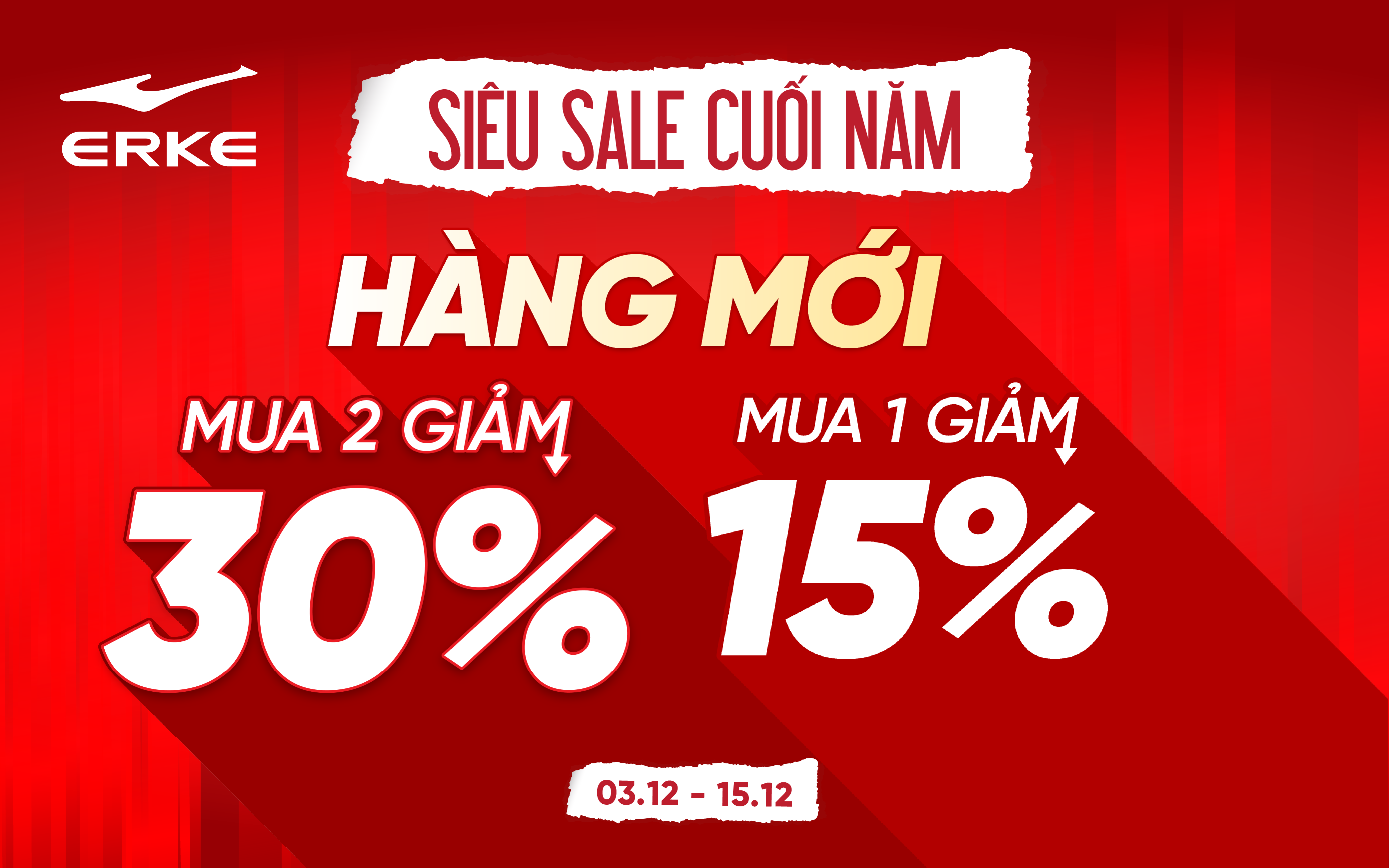 🎉 SIÊU SALE CUỐI NĂM – HÀNG MỚI GIẢM SỐC  Mua 1 giảm 15% – Mua 2 giảm 30%