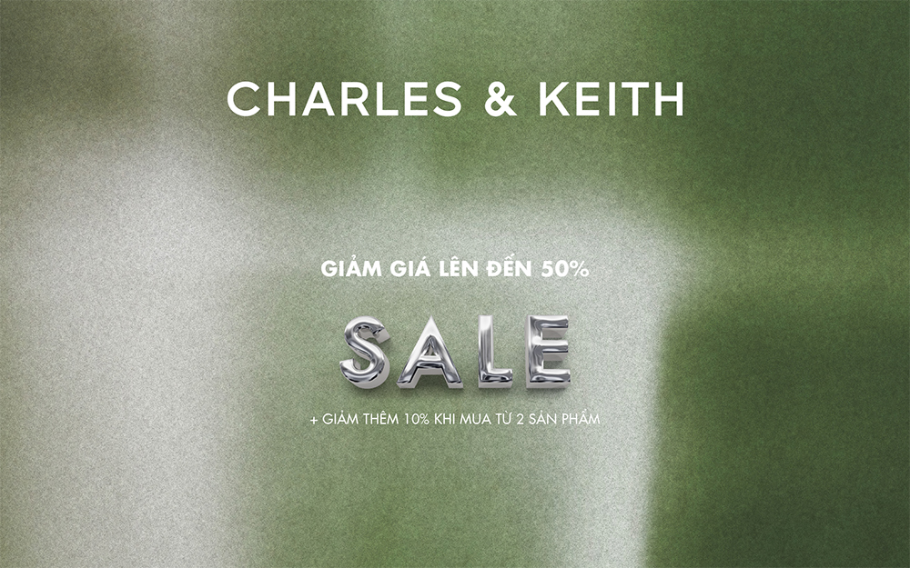 CHARLES & KEITH END OF SEASON SALE – UP TO 50%++ & EXTRA 10% OFF