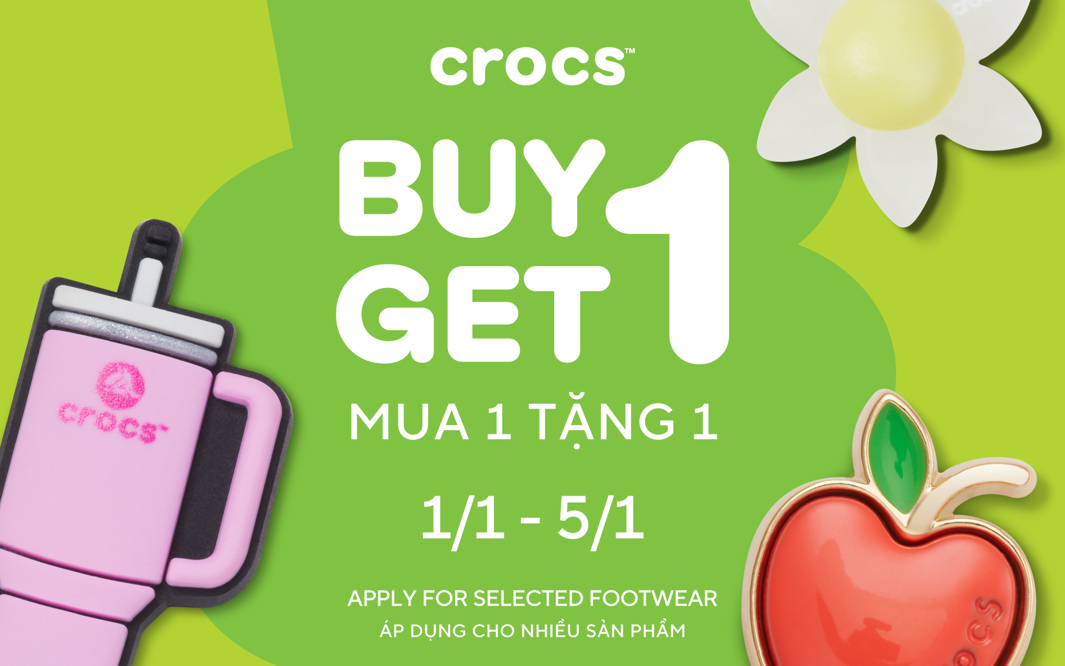 XỎ CROCS ĐÓN DEAL 1+1! 