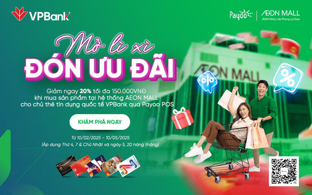 🟢VPBANK – MỞ LÌ XÌ ĐÓN ƯU ĐÃI🎉