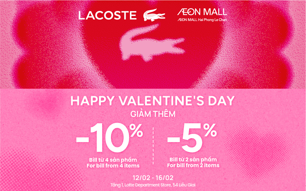 #Lacoste HAPPY VALENTINE’S DAY ♥️