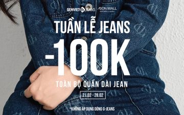 TUẦN LỄ JEANS – ƯU ĐÃI ĐẶC BIỆT TẠI GENVIET JEANS