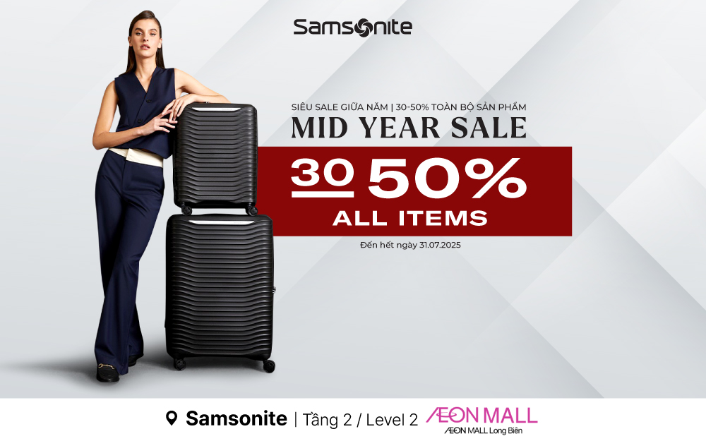 ⚡ Mid Year Sale – Tận hưởng Ưu đãi giữa năm 30-50% tất cả sản phẩm tại 𝐒𝐚𝐦𝐬𝐨𝐧𝐢𝐭𝐞