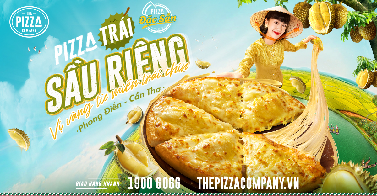 THE PIZZA COMPANY | Thử Pizza Trái Sầu Riêng