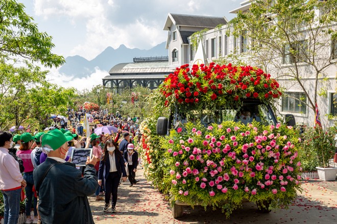 Lễ hội hoa hồng Fansipan- Sapa 2023