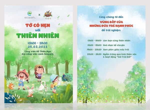 BỐ MẸ ƠI, CON CÓ HẸN VỚI BẠN THIÊN NHIÊN